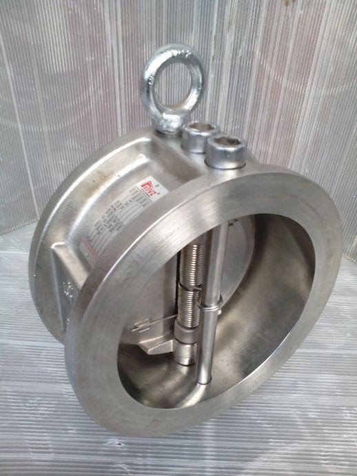 Dual Flap Type Check Valve, Wafer Type, Spring Loaded Non Return Valve